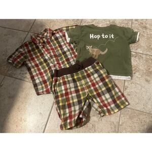 Gymboree Outback Adventure 3-Piece Set – 18–24 Months – VGUC/EUC